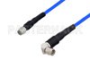 SMA Male to SMA Male Right Angle Precision Cable 72 Inch Length Using 160 Series Coax, LF Solder