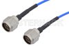 N Male to N Male Cable Using PE-P141 Coax with HeatShrink, LF Solder