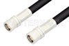 75 Ohm SMB Plug to 75 Ohm SMB Plug Cable Using 75 Ohm RG59 Coax, RoHS