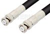 MHV Male to MHV Male Cable Using RG8 Coax, RoHS
