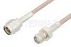 SMA Male to SMA Female Cable Using 75 Ohm RG179 Coax, RoHS