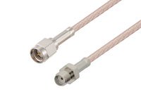 SMA Male to SMA Female Cable Using RG316-DS Coax, RoHS