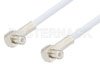 MCX Plug Right Angle to MCX Plug Right Angle Cable Using RG188 Coax