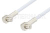 MCX Plug Right Angle to MCX Plug Right Angle Cable Using RG188 Coax, RoHS