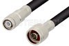N Male to TNC Male Cable Using PE-B405 Coax