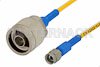SMA Male to N Male Precision Cable 18 Inch Length Using 150 Series Coax, RoHS