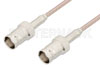 75 Ohm BNC Female to 75 Ohm BNC Female Cable Using 75 Ohm RG179 Coax