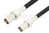 75 Ohm BNC Female to 75 Ohm BNC Female Cable Using 75 Ohm RG59 Coax