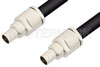 75 Ohm BNC Female to 75 Ohm BNC Female Cable Using 75 Ohm RG216 Coax , LF Solder