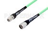 N Male to TNC Male Low Loss Test Cable Using PE-P300LL Coax, RoHS