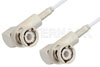 BNC Male Right Angle to BNC Male Right Angle Cable Using RG188 Coax