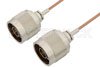 N Male to N Male Cable Using RG178 Coax