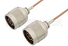 N Male to N Male Cable Using RG178 Coax, RoHS