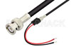 BNC Male to Unterminated Lead Cable 24 Inch Length Using 75 Ohm RG59 Coax