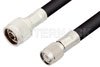 N Male to TNC Male Cable Using RG8 Coax, RoHS