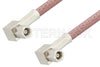 SMC Plug Right Angle to SMC Plug Right Angle Cable Using RG142 Coax, RoHS