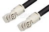 BNC Male Right Angle to BNC Male Right Angle Cable Using RG214 Coax