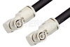 BNC Male Right Angle to BNC Male Right Angle Cable Using RG213 Coax