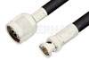 75 Ohm N Male to 75 Ohm BNC Male Cable Using 75 Ohm RG216 Coax , LF Solder