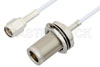 SMA Male to N Female Bulkhead Cable Using RG188 Coax