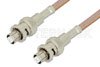 SHV Plug to SHV Plug Cable Using RG400 Coax, RoHS
