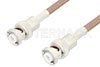 MHV Male to MHV Male Cable Using RG400 Coax, RoHS