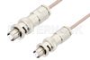 SHV Plug to SHV Plug Cable Using RG316 Coax, RoHS