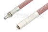 SMB Plug to SMB Jack Bulkhead Cable Using RG142 Coax