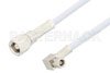 SMC Plug to SMC Plug Right Angle Cable Using RG188-DS Coax