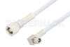 SMC Plug to SMC Plug Right Angle Cable Using RG188-DS Coax, RoHS