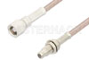 SMC Plug to SMC Jack Bulkhead Cable Using RG316-DS Coax, RoHS