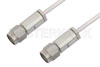 3.5mm Male to 3.5mm Male Cable Using PE-SR405AL Coax, LF Solder, RoHS