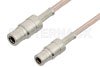75 Ohm Mini SMB Plug to 75 Ohm Mini SMB Plug Cable Using 75 Ohm RG179 Coax