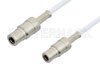 75 Ohm Mini SMB Plug to 75 Ohm Mini SMB Plug Cable Using 75 Ohm RG187 Coax
