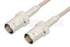 BNC Female to BNC Female Cable Using RG316 Coax, RoHS