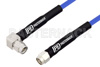 SMA Male to SMA Male Right Angle Precision Cable Using PE-P141 Coax, LF Solder