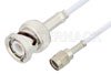 Reverse Polarity SMA Male to BNC Male Cable Using RG188 Coax