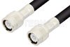C Male to C Male Cable Using RG213 Coax, RoHS