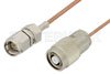 SMA Male to Reverse Polarity TNC Male Cable Using RG178 Coax, RoHS