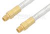 SMA Female to SMA Female Cable Using PE-SR401FL Coax, RoHS