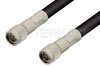 75 Ohm TNC Male to 75 Ohm TNC Male Cable Using 75 Ohm RG216 Coax , LF Solder