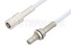 SMB Plug to SMB Jack Bulkhead Cable Using RG188 Coax, RoHS