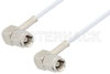 SMC Plug Right Angle to SMC Plug Right Angle Cable Using RG196 Coax, RoHS