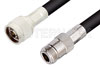 N Male to N Female Cable Using RG214 Coax, RoHS