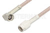 SSMA Male to SSMA Male Right Angle Cable Using RG316 Coax