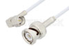 SMA Male Right Angle to BNC Male Cable Using RG188 Coax