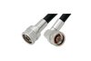 N Male to N Male Right Angle Cable Using PE-C600 Coax