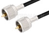 UHF Male to UHF Male Cable Using PE-C195 Coax