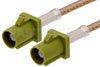 Curry FAKRA Plug to FAKRA Plug Cable Using RG316 Coax