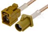 Curry FAKRA Plug to FAKRA Jack Cable Using RG316 Coax